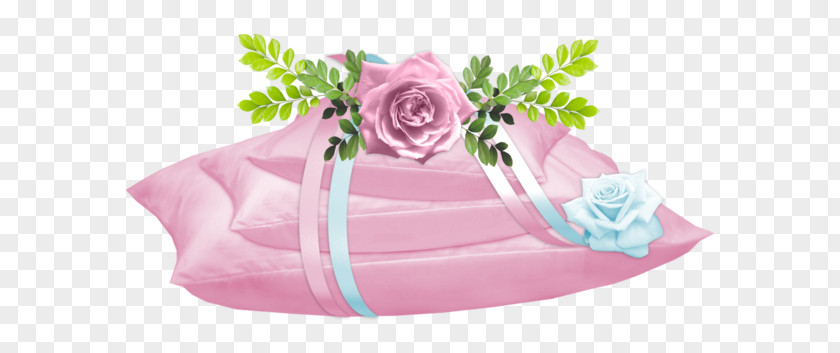 Pillow Garden Roses Clip Art PNG