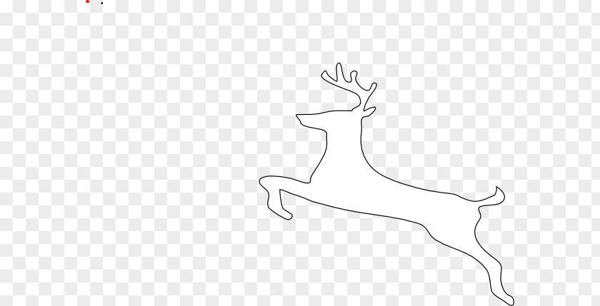 Rudolph Outline Cliparts Reindeer Santa Claus Clip Art PNG