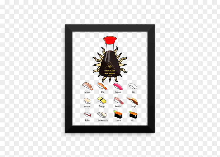 Sushi Posters Picture Frames Font PNG