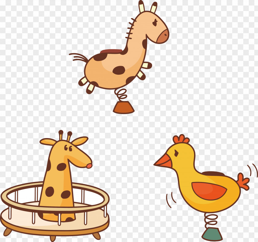 Vector Illustration Animal Toys For Children Royalty-free Clip Art PNG
