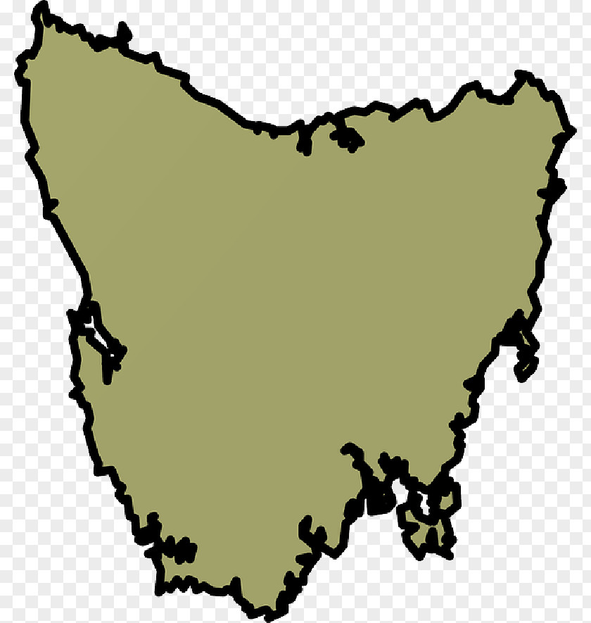 Blank Map Of Australia Clip Art Tasmania World PNG