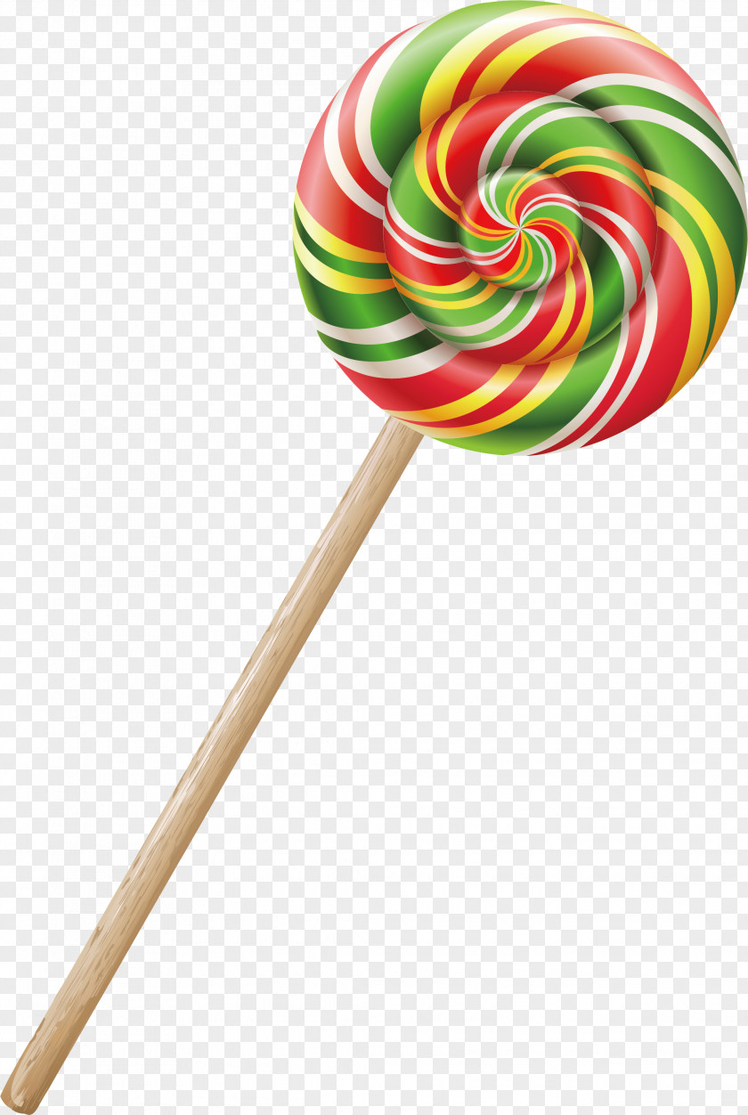 Rainbow Lollipop Euclidean Vector PNG