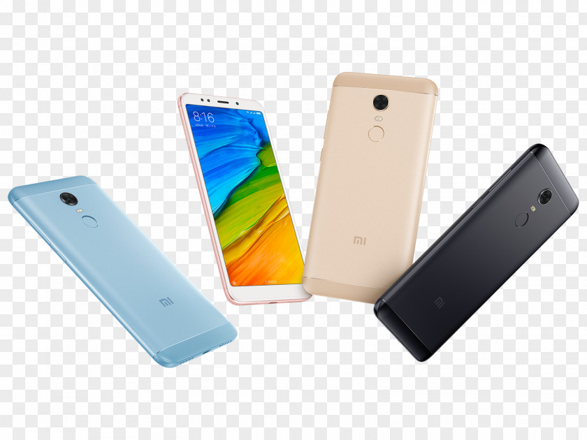 Smartphone Xiaomi Redmi 5 Plus Dual MEG7 4GB/64GB 4G LTE Gold Telephone Qualcomm Snapdragon PNG