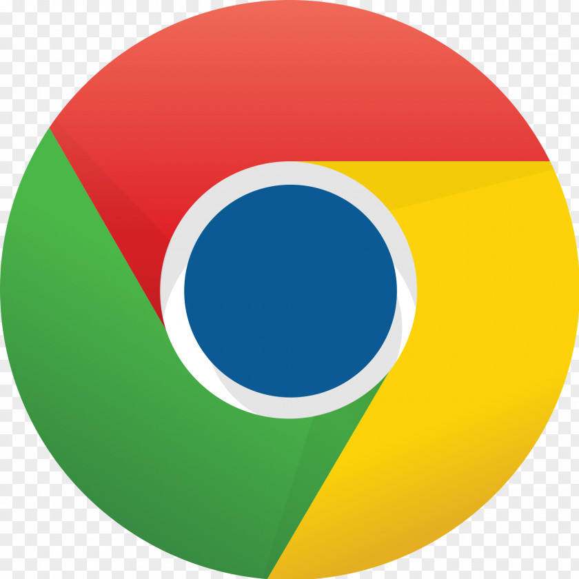 Blue Google Chrome Icon App Web Browser Extension PNG