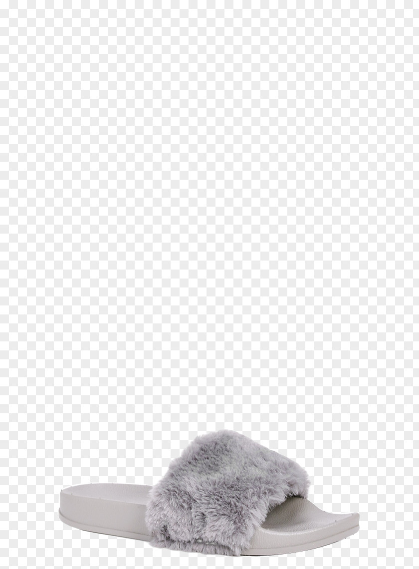 Faux Fur Slipper Flip-flops Shoe PNG