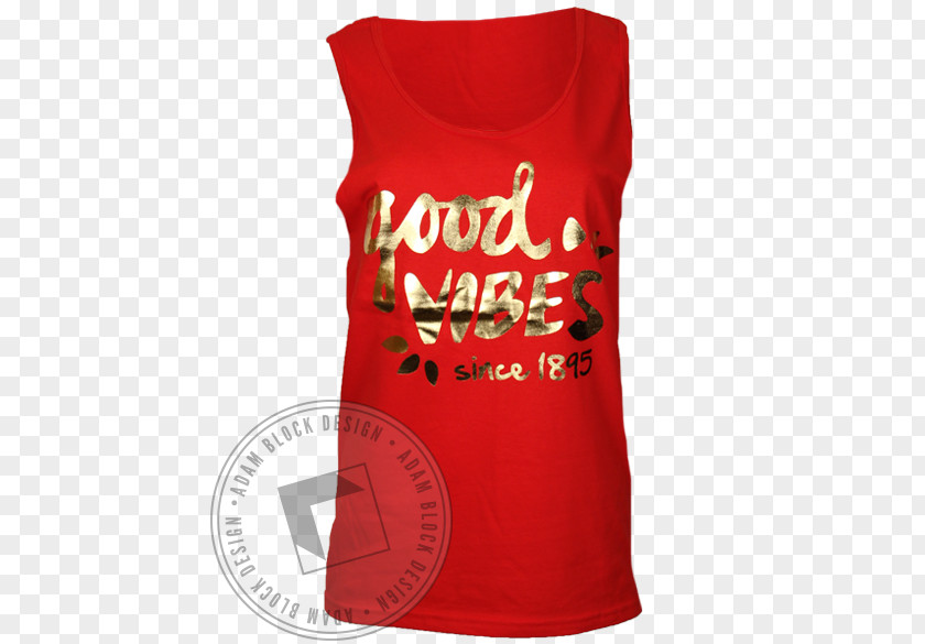 Good Vibe T-shirt Sleeveless Shirt Outerwear Font PNG