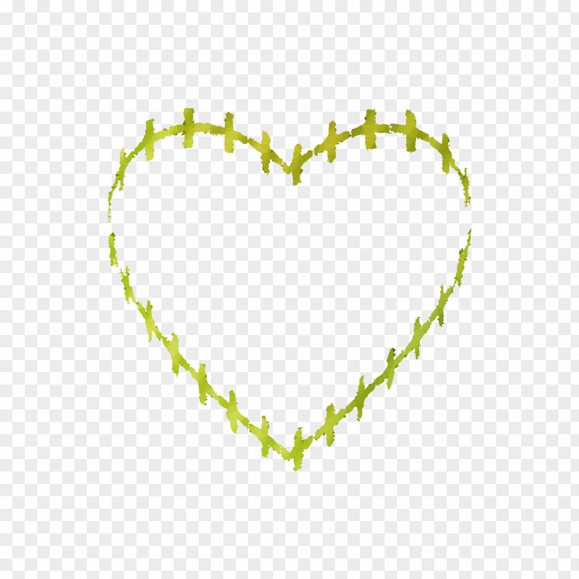 Heart Leaf Font Line Body Jewellery PNG