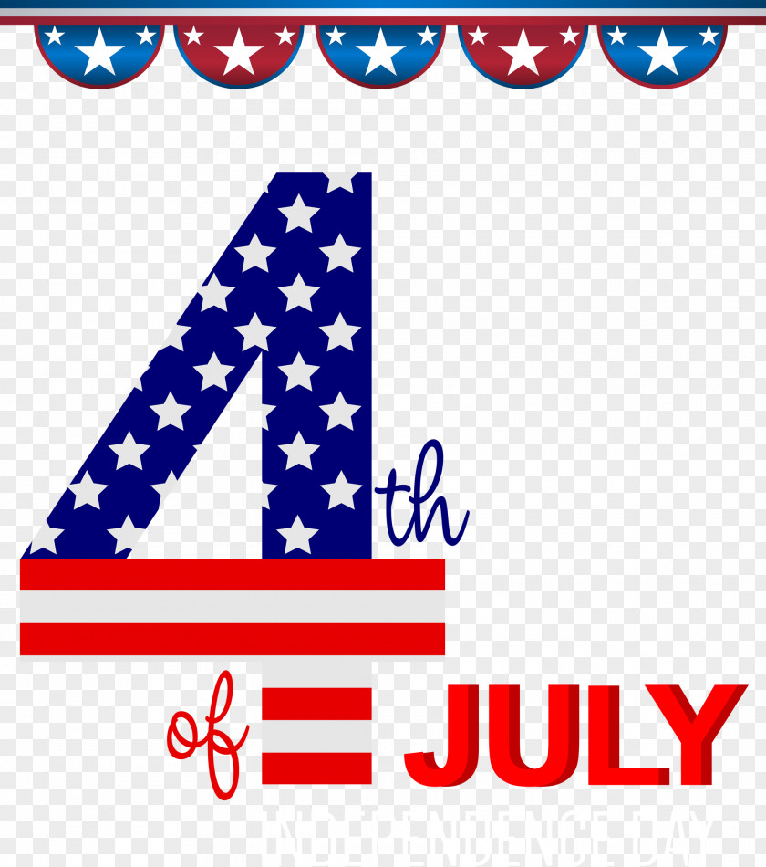 Logo Electric Blue Fourth Of July Background PNG