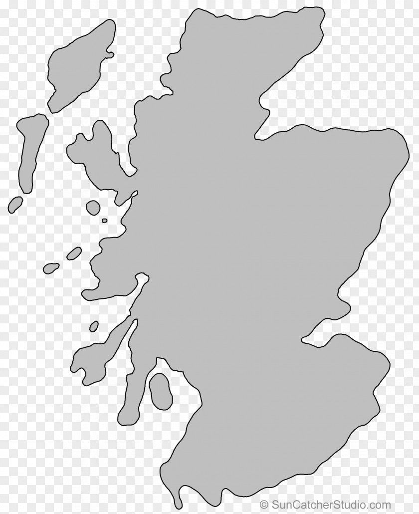 Map Scotland Vector Graphics Blank Hydrogeological Maps PNG