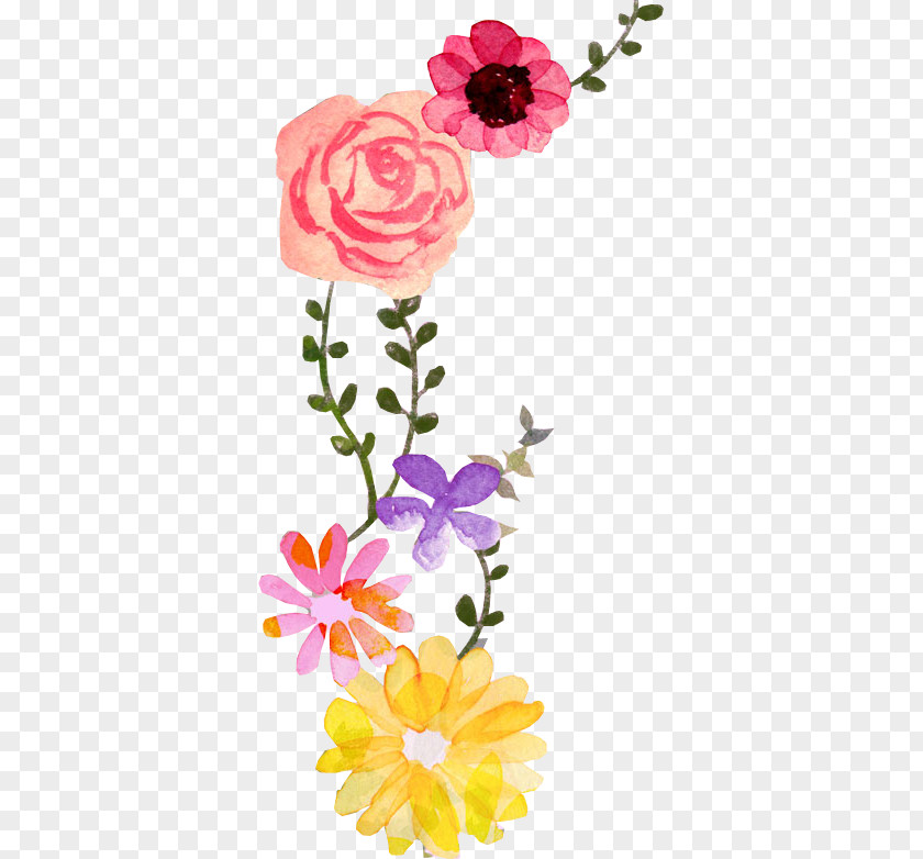 Share Icon Watercolor: Flowers Garden Roses Watercolor Painting PNG