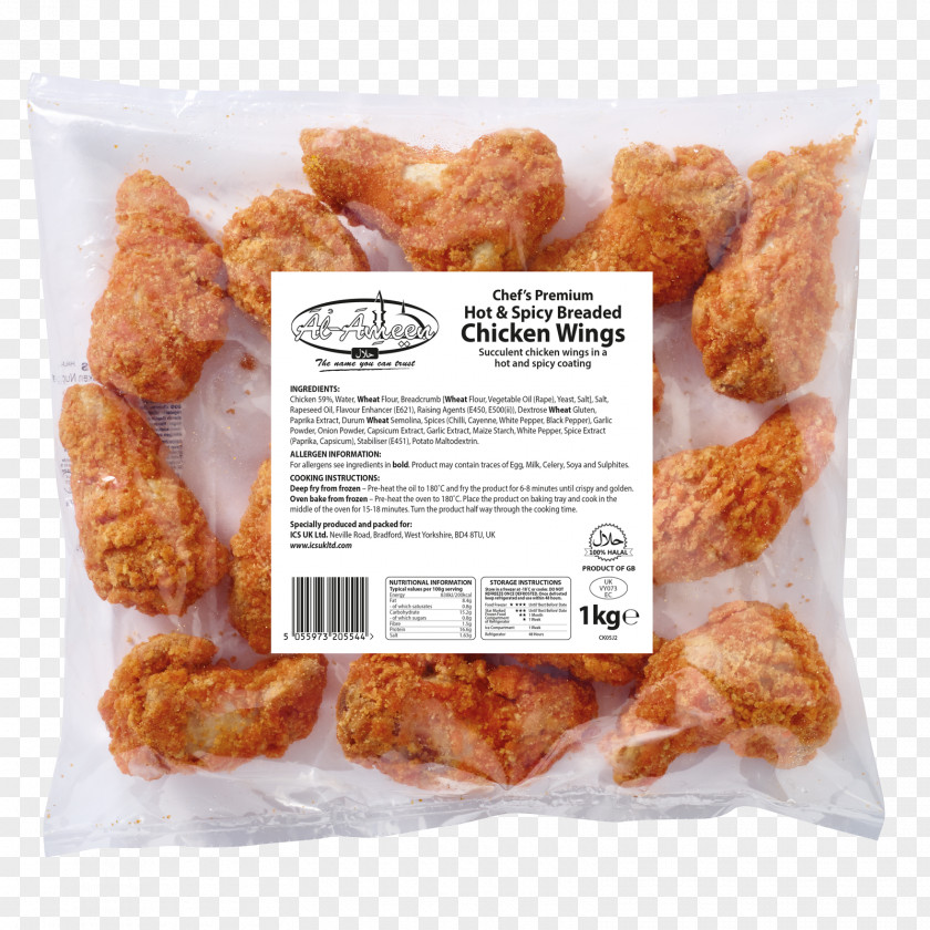 Spicy Chicken Crispy Fried Nugget Buffalo Wing Hot PNG