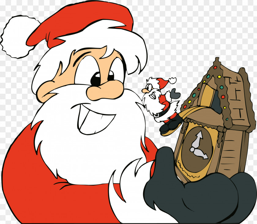 Elf Santa Claus Animation Christmas Clip Art PNG