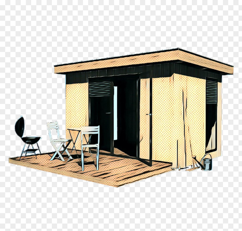 Outdoor Structure Furniture Shed House Building Log Cabin Roof PNG