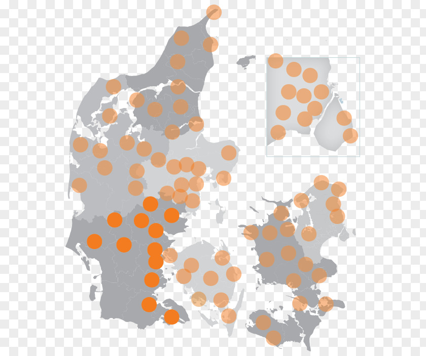 Aalborg Teater Danish Regions 2018 Danmark Rundt Municipalities Map PNG