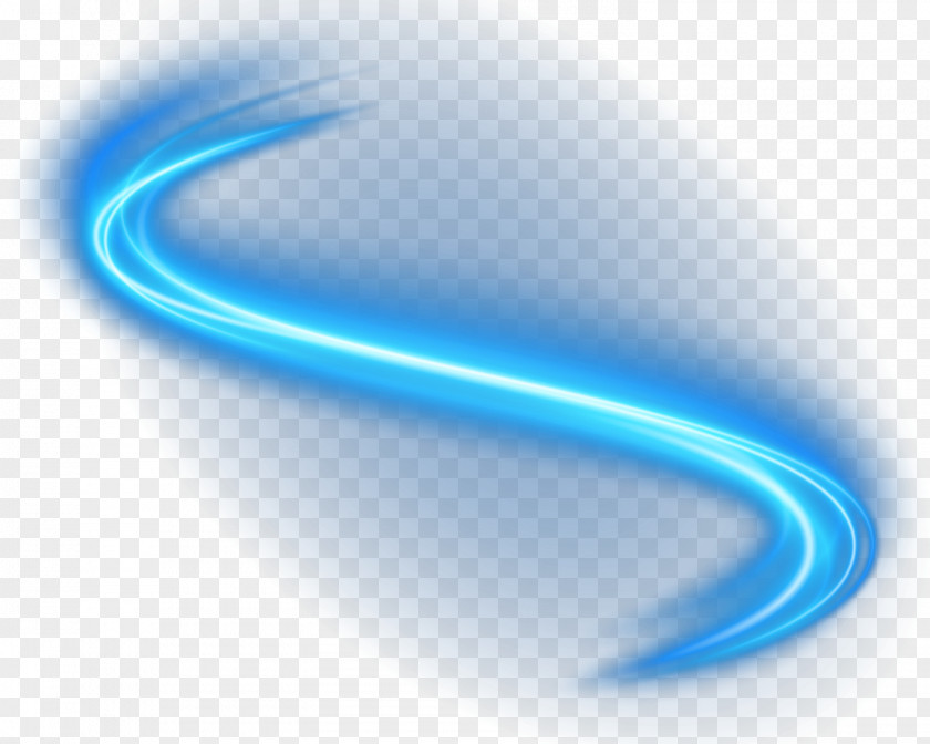 Blue Line Vector Material Light PNG