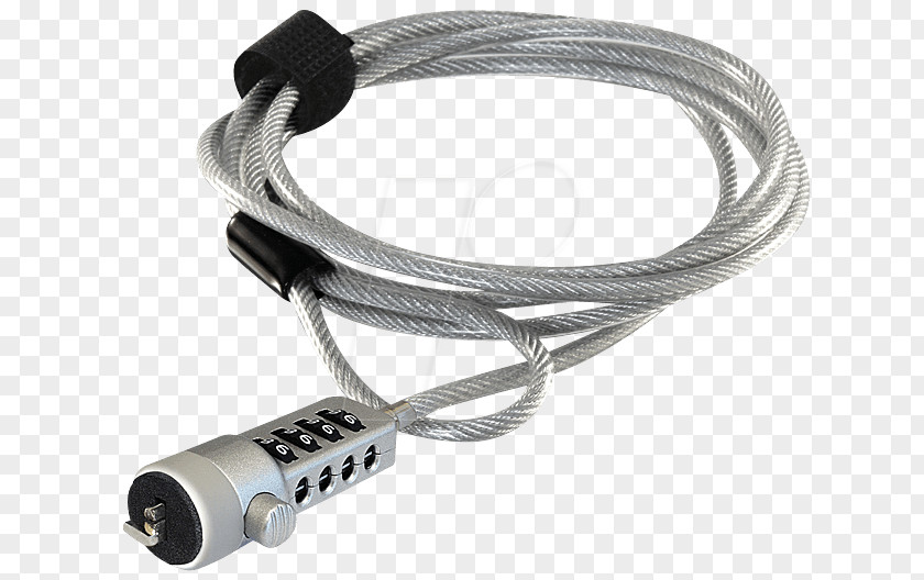 Combination Lock Coaxial Cable Laptop Electrical Computer Hardware Adapter PNG