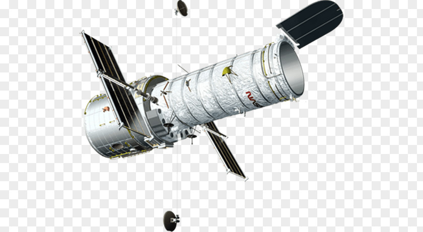 Hubble Telescope PNG Telescope, gray and black space satellite clipart PNG