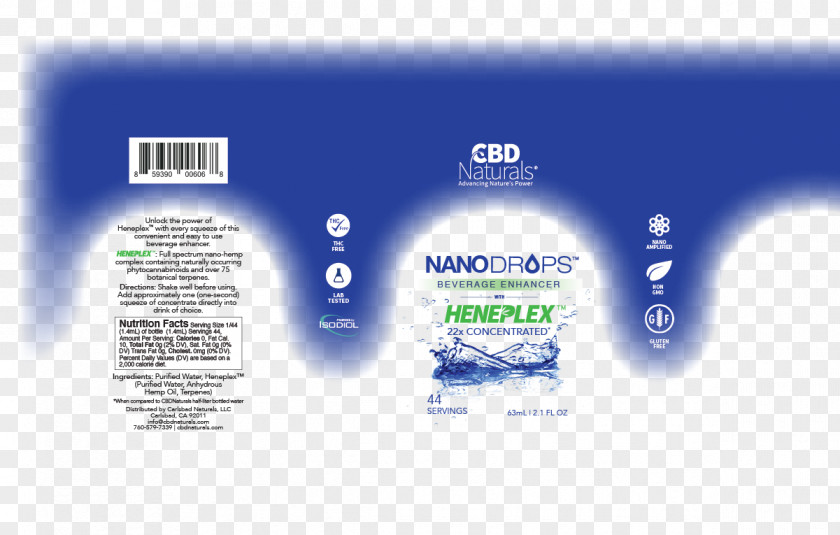Label Water Cannabidiol Hemp Tetrahydrocannabinol Psychoactive Drug Bioavailability PNG