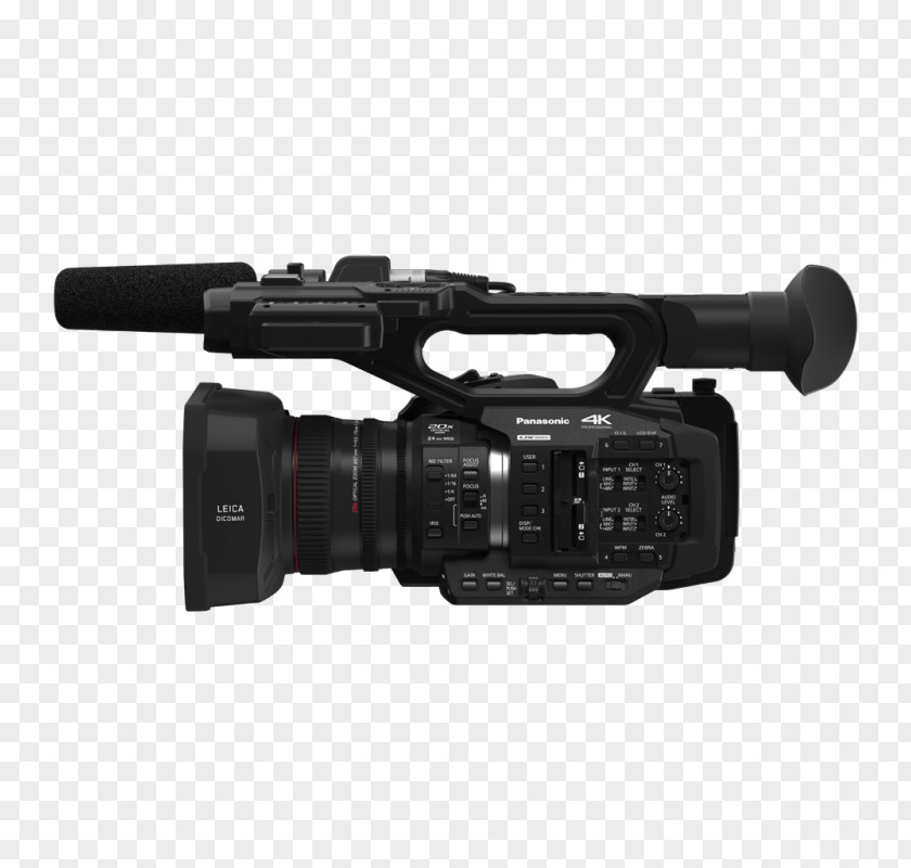 Camera Panasonic AG-UX180 4K Resolution Video Cameras Professional PNG
