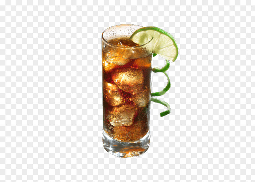 Citron Vert Rum And Coke Long Island Iced Tea Cocktail Garnish Dark 'N' Stormy PNG