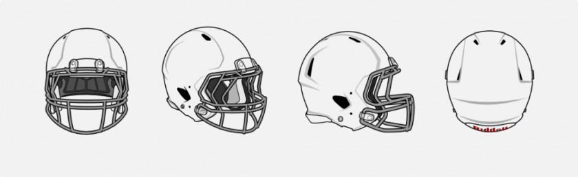 Football Helmet Template Green Bay Packers American Helmets Atlanta Falcons Buffalo Bills Riddell PNG