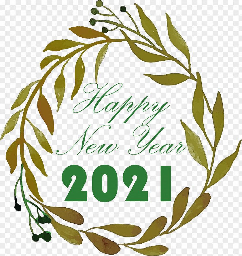 Happy New Year 2021 Welcome Hello PNG