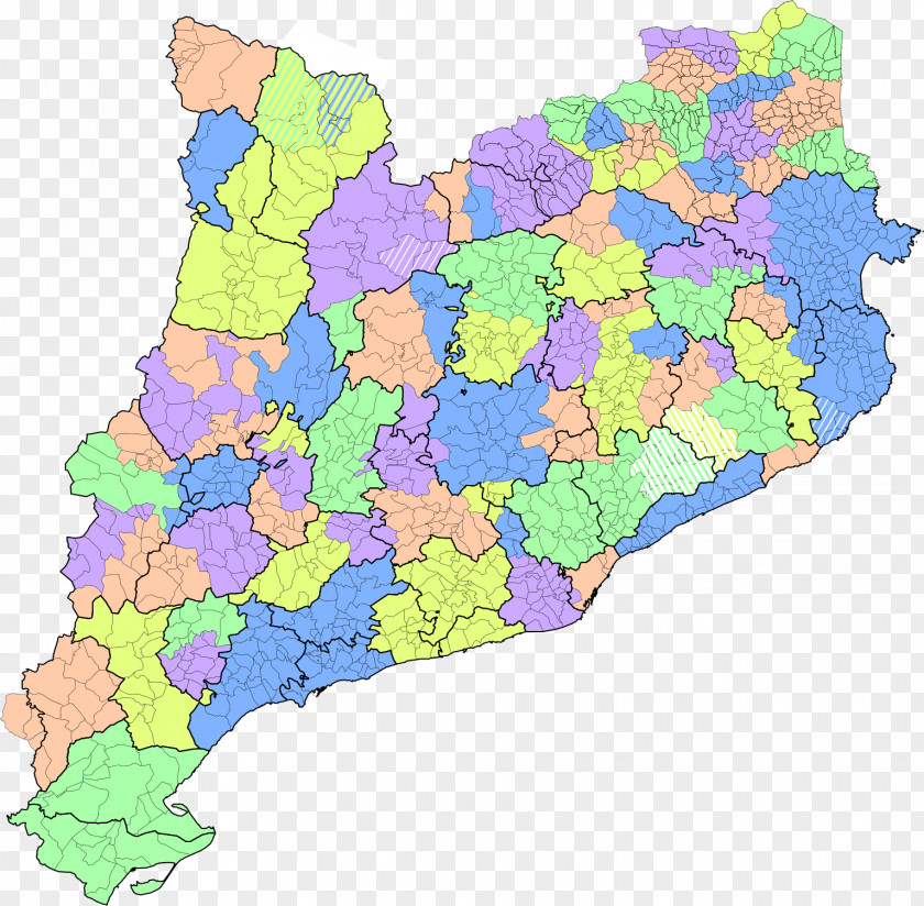 Map Principality Of Catalonia Comarca Comarques Naturals De Catalunya Catalan Language PNG