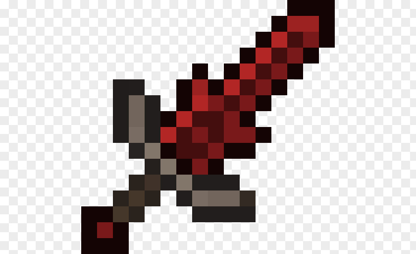 Minecraft Sword Weapon Terraria Video Game PNG