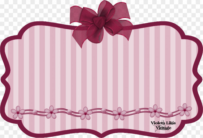 Pink Template Label Web Header Clip Art PNG