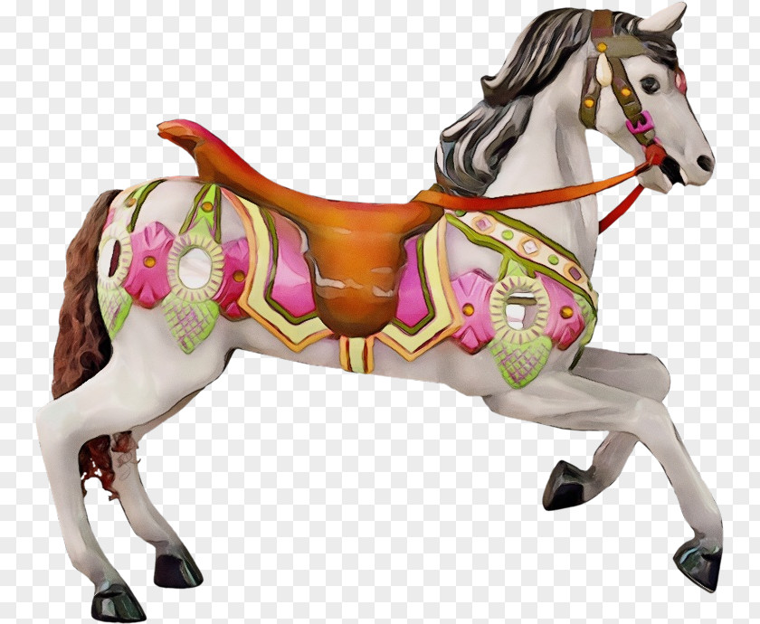 American Paint Horse Mustang Carousel Foal Pony PNG