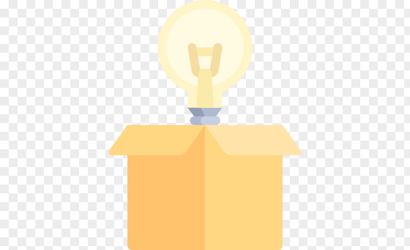 An Open Box And A Lamp Light PNG