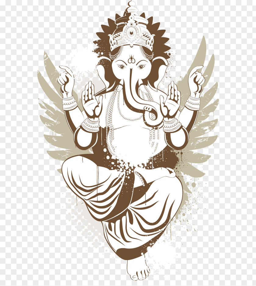 Creative Lord Buddha Shiva Ganesha Tattoo Deity Hinduism PNG
