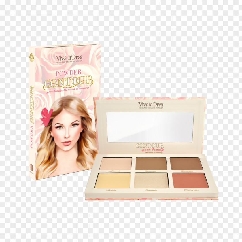 Makeup Powder Cosmetics Contouring Bronzing Viva La Diva Bronzer Blush Kit Dream Cheek Highlighter PNG