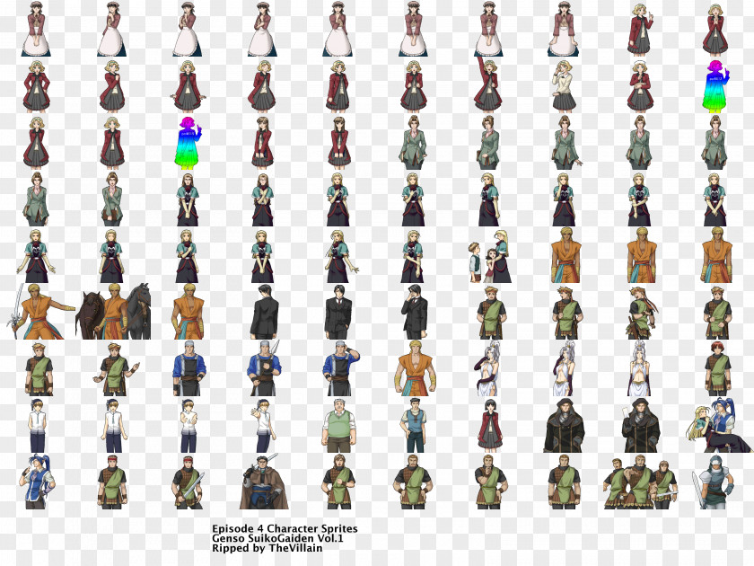 Playstation PlayStation Genso Suikogaiden Vol. 1: Swordsman Of Harmonia Database Sprite PNG