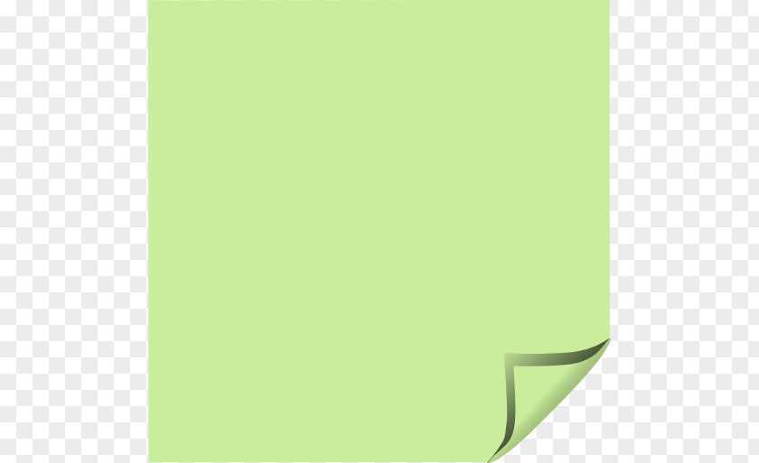 Sticky Note Paper Brand Green PNG