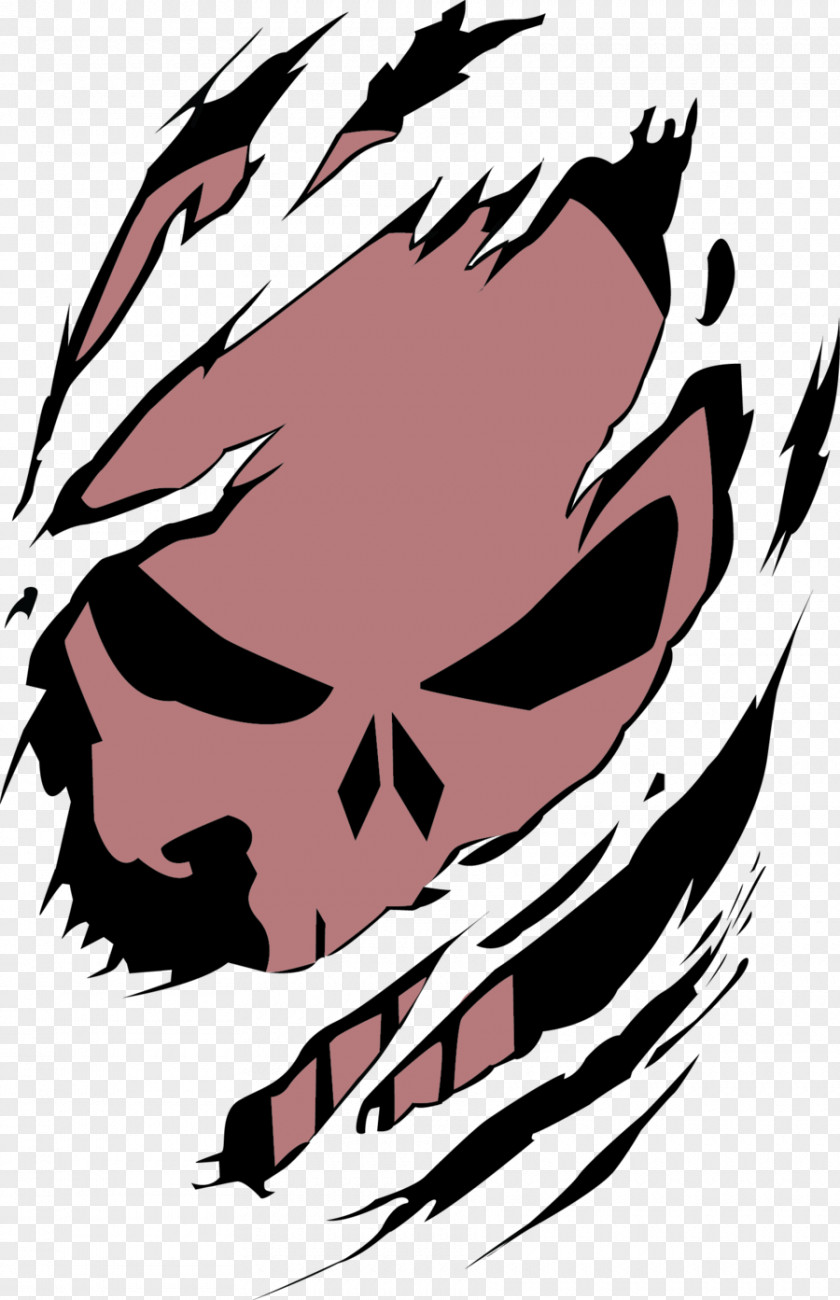 Vector Skull DeviantArt PNG