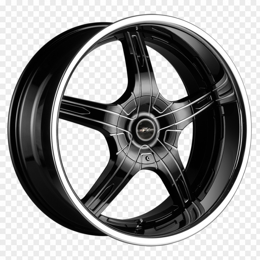 Black Tire Rim Alloy Wheel Fawkner Wheels & Tyres PNG