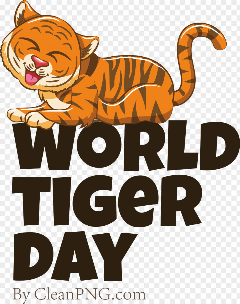 Cat Tiger Small Cartoon Logo PNG