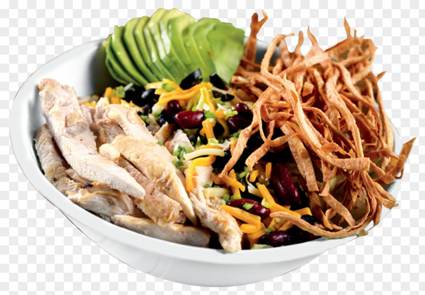 Chicken Thai Cuisine Salad Taco PNG