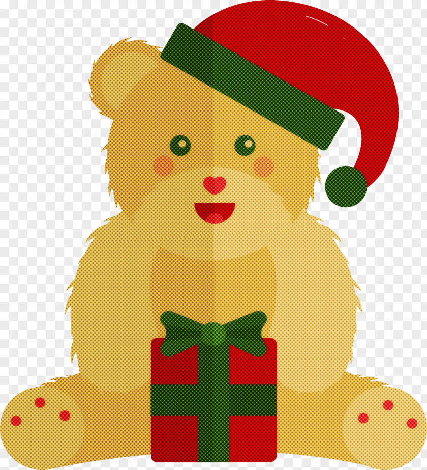 Christmas Bear Ornament PNG