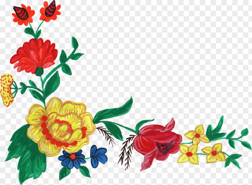 Watercolor Flower Painting Clip Art PNG