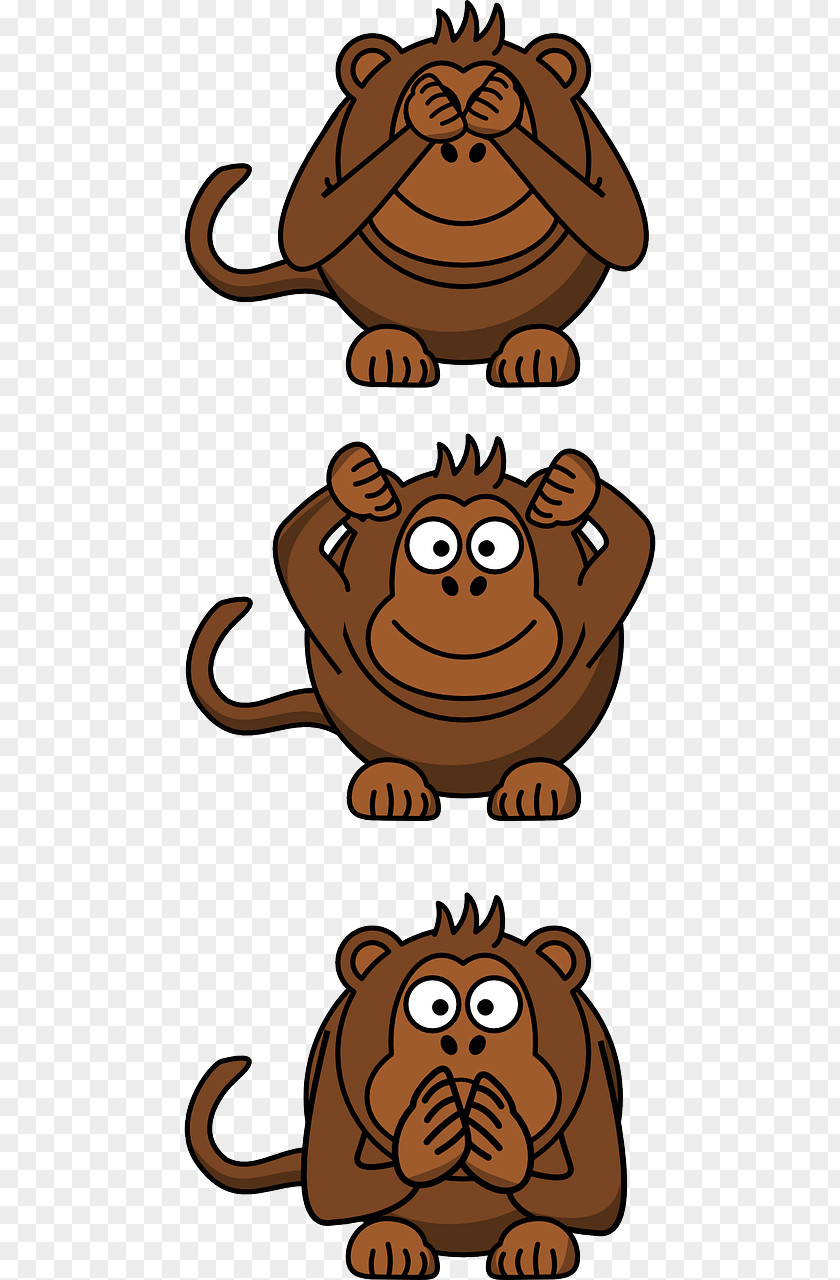 Year Of The Monkey T-shirt Three Wise Monkeys Spreadshirt Speech PNG