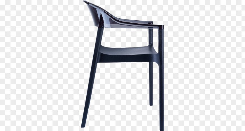 Eco Chair Plastic Furniture Chaise Empilable Alterego Design 'EMA' Noir En Matière Plastique PNG