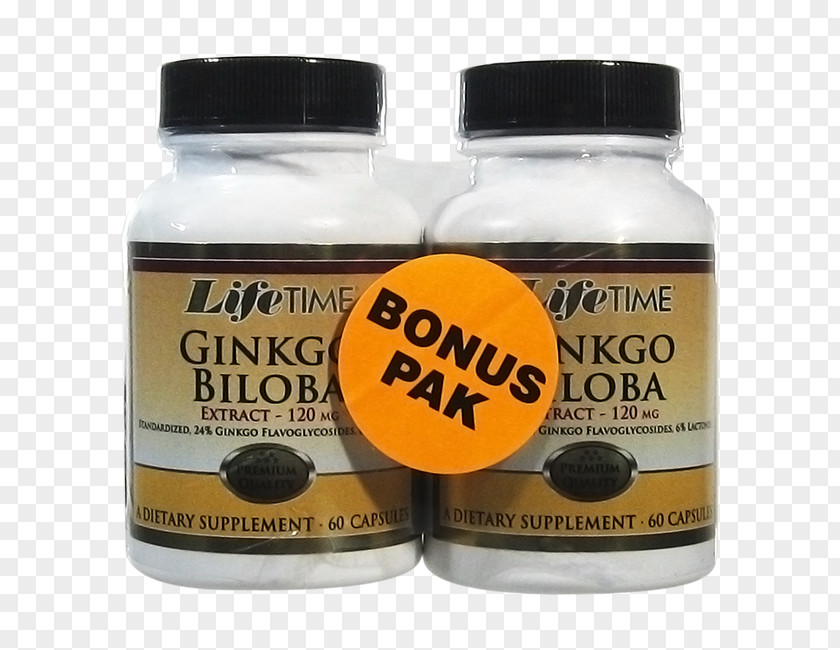 Ginkgo-biloba Dietary Supplement Liquid Extract Coenzyme Q10 PNG