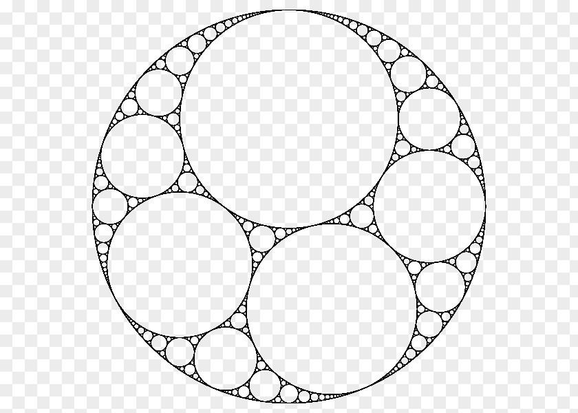 Mathematics Apollonian Gasket Circle Packing Fractal PNG