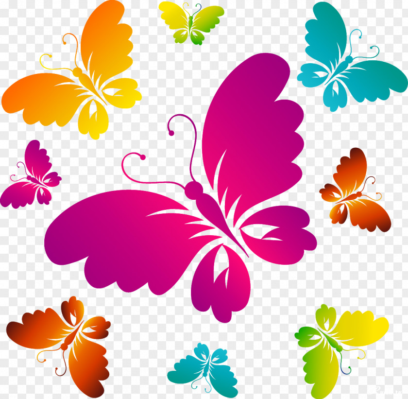 Mural Butterfly Painting Clip Art PNG