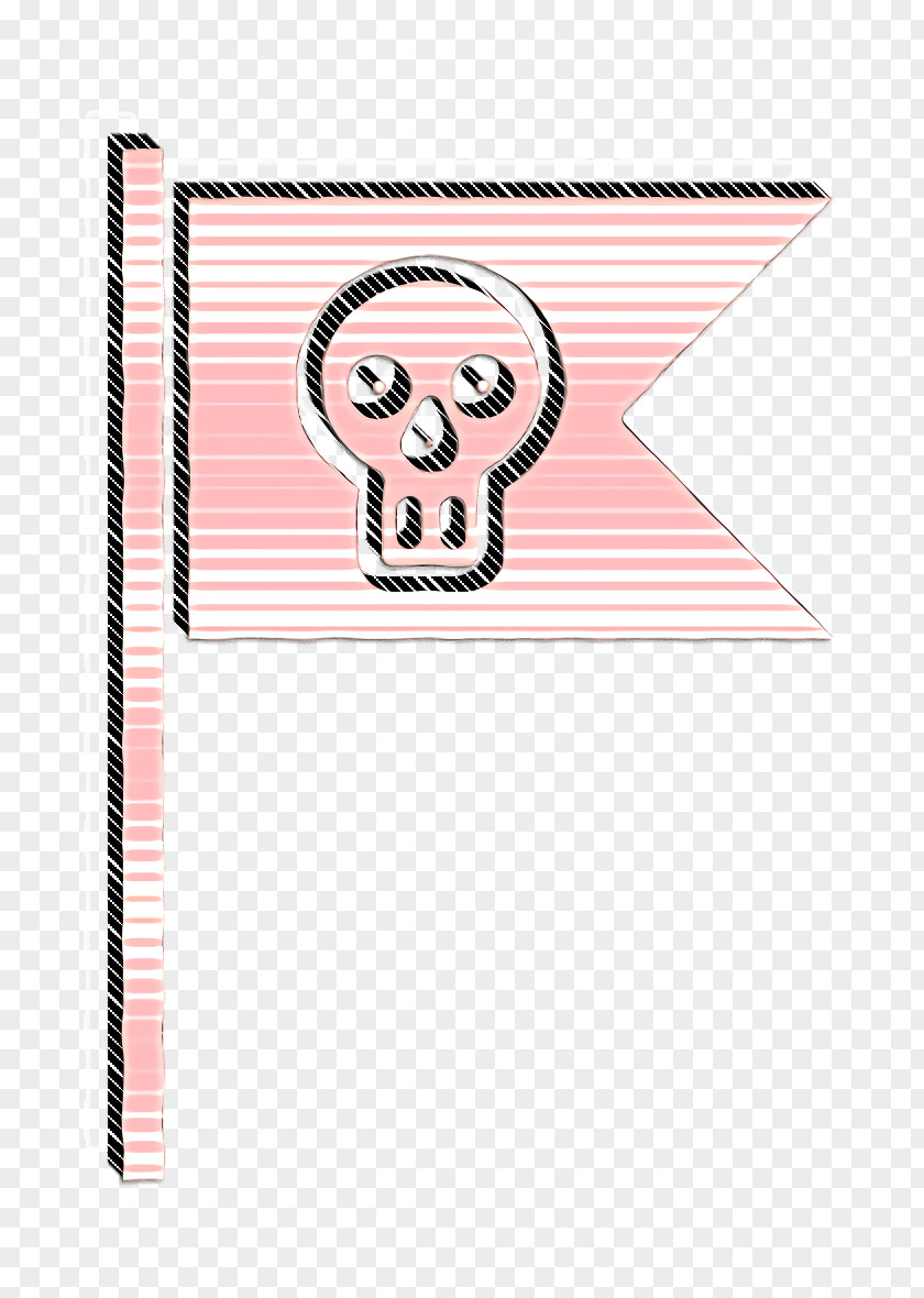 Pirates Icon Skull Flag PNG
