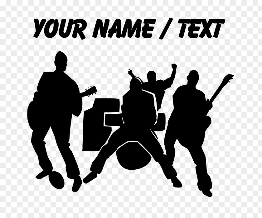 Band Rock Musical Ensemble Curtain Silhouette PNG