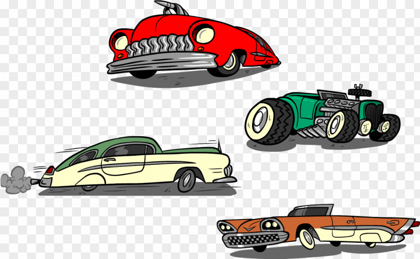 Car Cartoon Classic Clip Art PNG