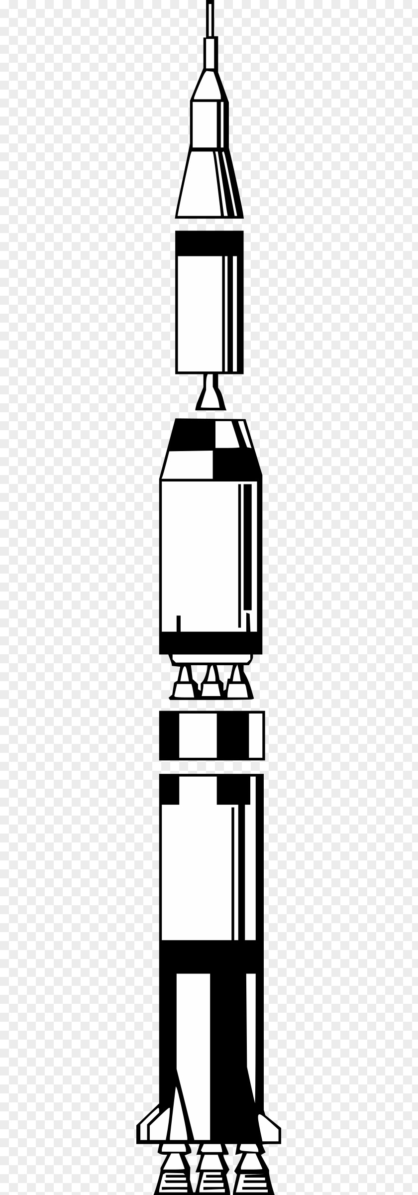 Rocket Apollo 13 Program Saturn V PNG